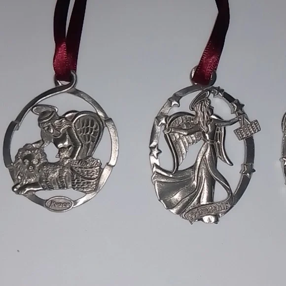 Lot of 8 Angels of Peace Longaberger ornaments - Picture 2 of 6